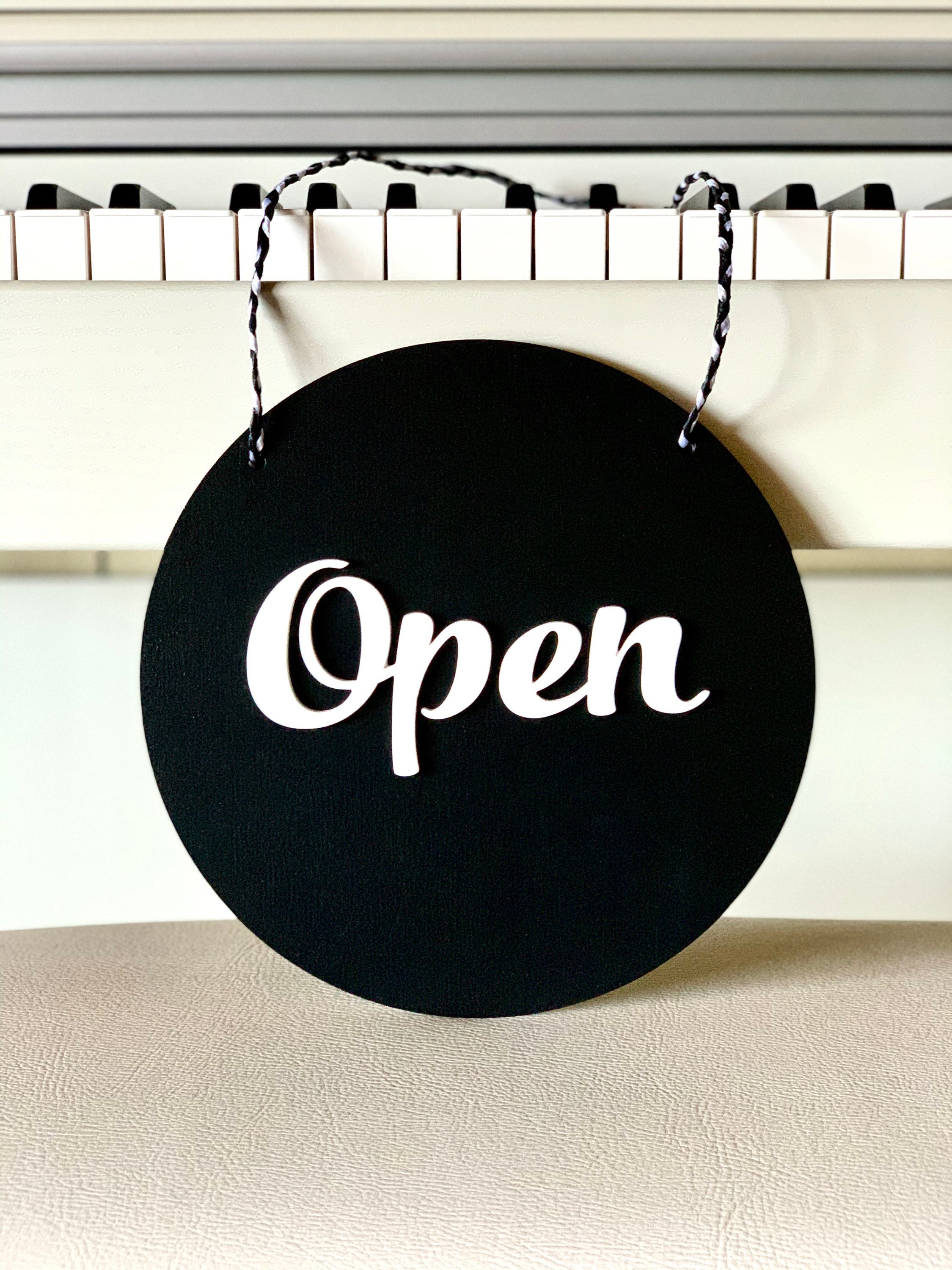 Open Closed Sign Business Sign Storefront Sign Shop Open Sign Wooden ...