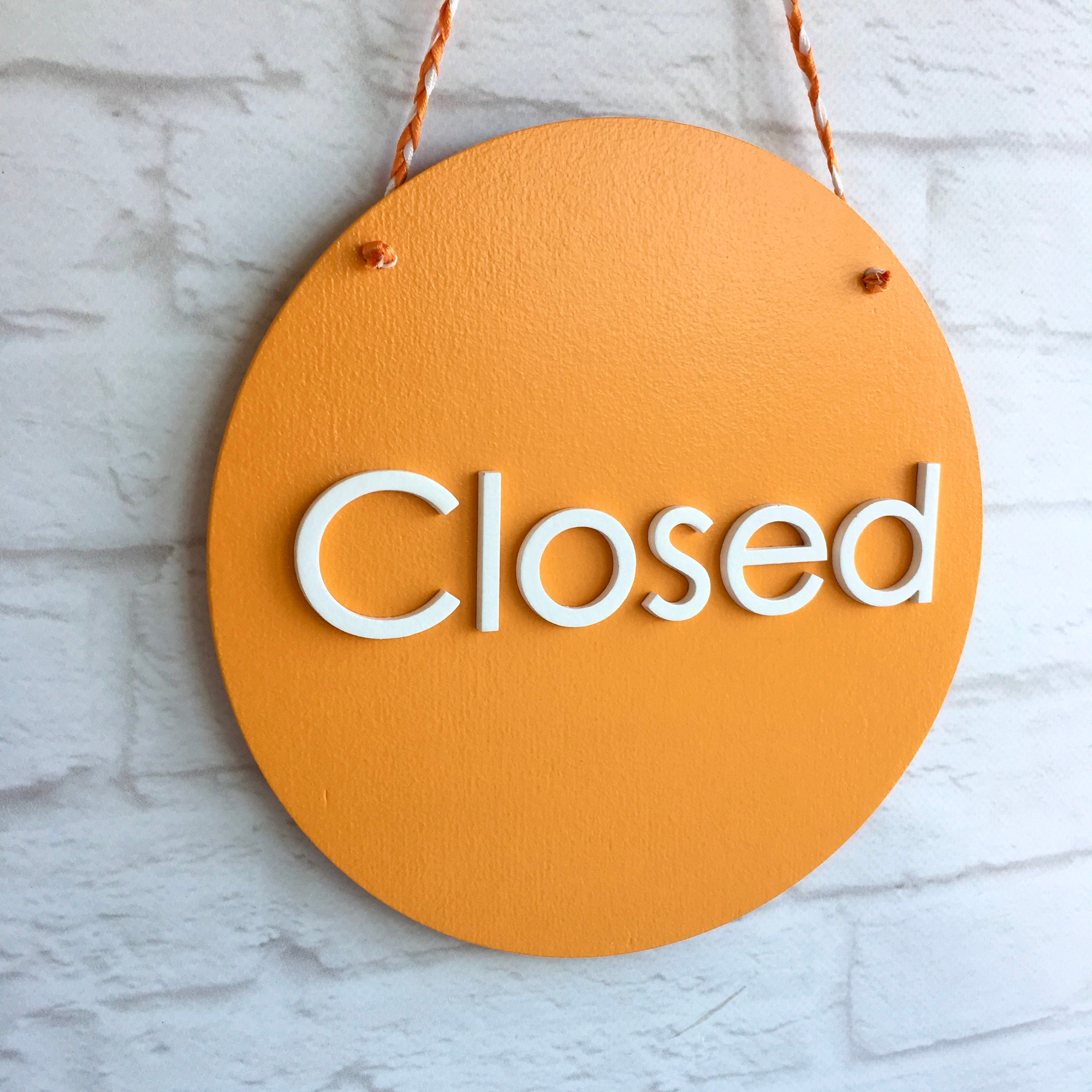 Open Closed Sign Business Sign Storefront Sign Shop Open Sign Etsy Canada