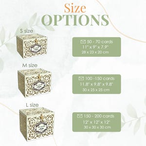 Silver Wedding Card Box With Slot Lock Wedding Money Box Rustic Card ...