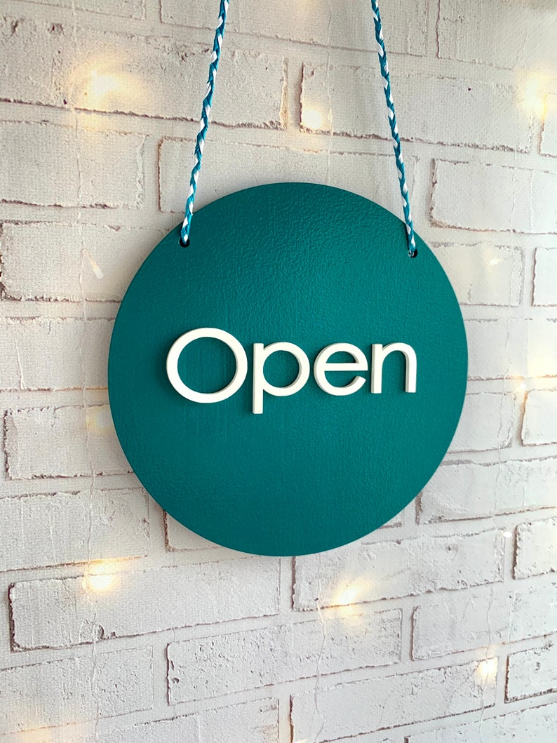 Open Closed Sign Orange Sign Business Sign Storefront Sign - Etsy