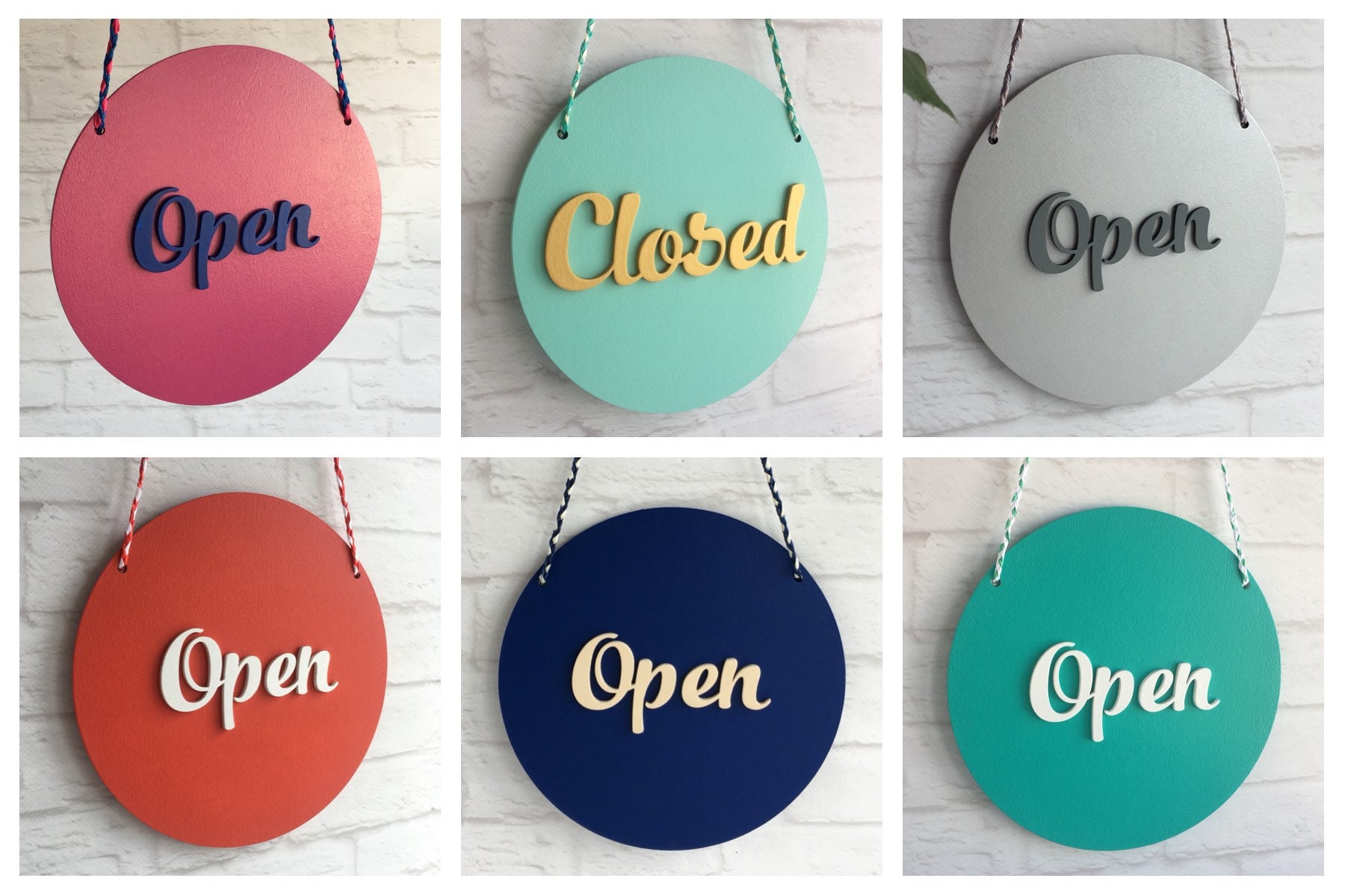 Open Closed Sign Business Sign Storefront Sign Shop Open Sign Wooden ...