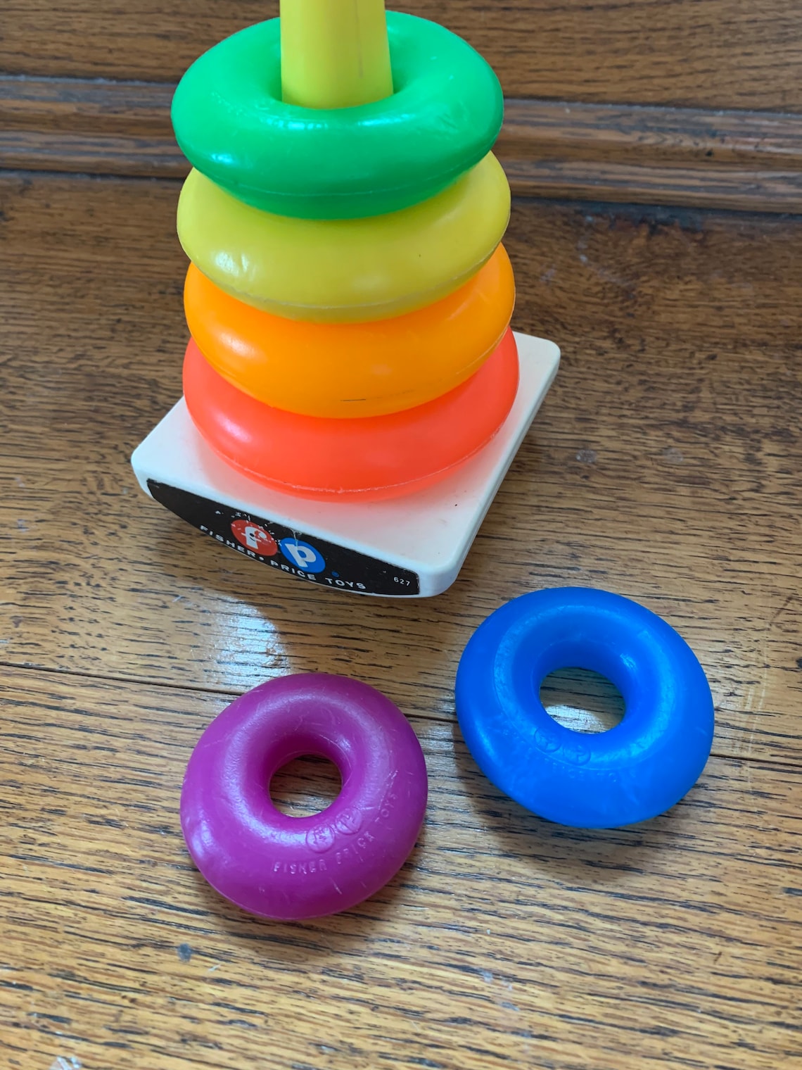 Vintage Fisher Price rocking stacking rings Etsy