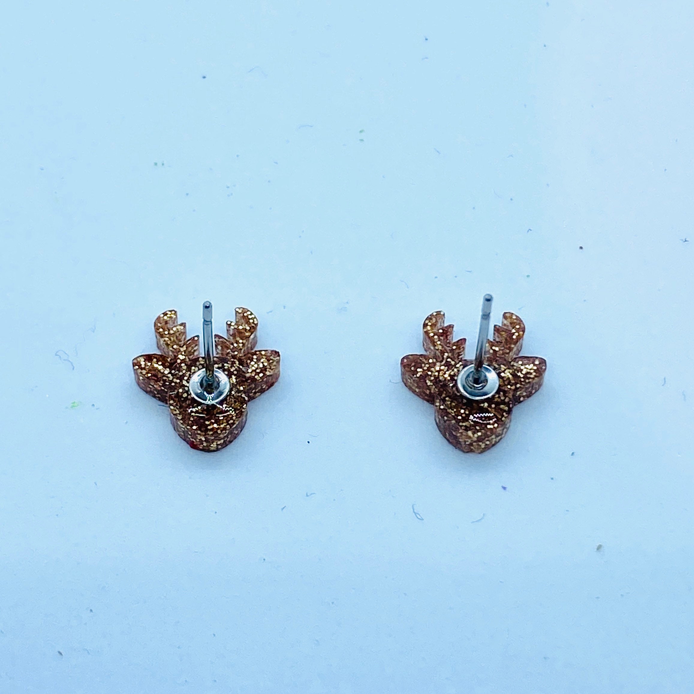 Orecchini A Perno Renna In Argento 925 Con Cristalli, Confezione Regalo - 4