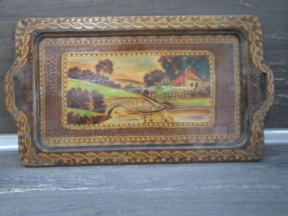 Antique 2024 breakfast tray