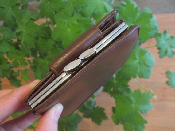 Leather wallet, Vintage purse, Women's leather wa… - image 3