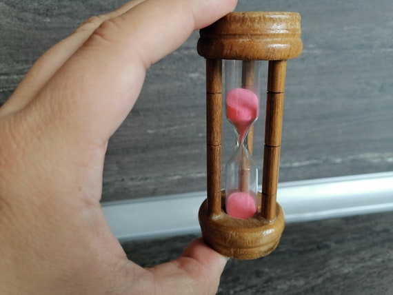 Comprar Conexión estable Reloj de arena de madera Temporizadores de reloj  de arena redondos de madera Regalo duradero para niños
