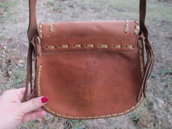 Genuine leather bag, Handmade leather bag, Should… - image 7