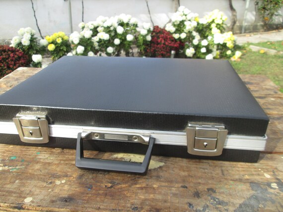 Vintage briefcase, Office bag, Documents bag, Trav
