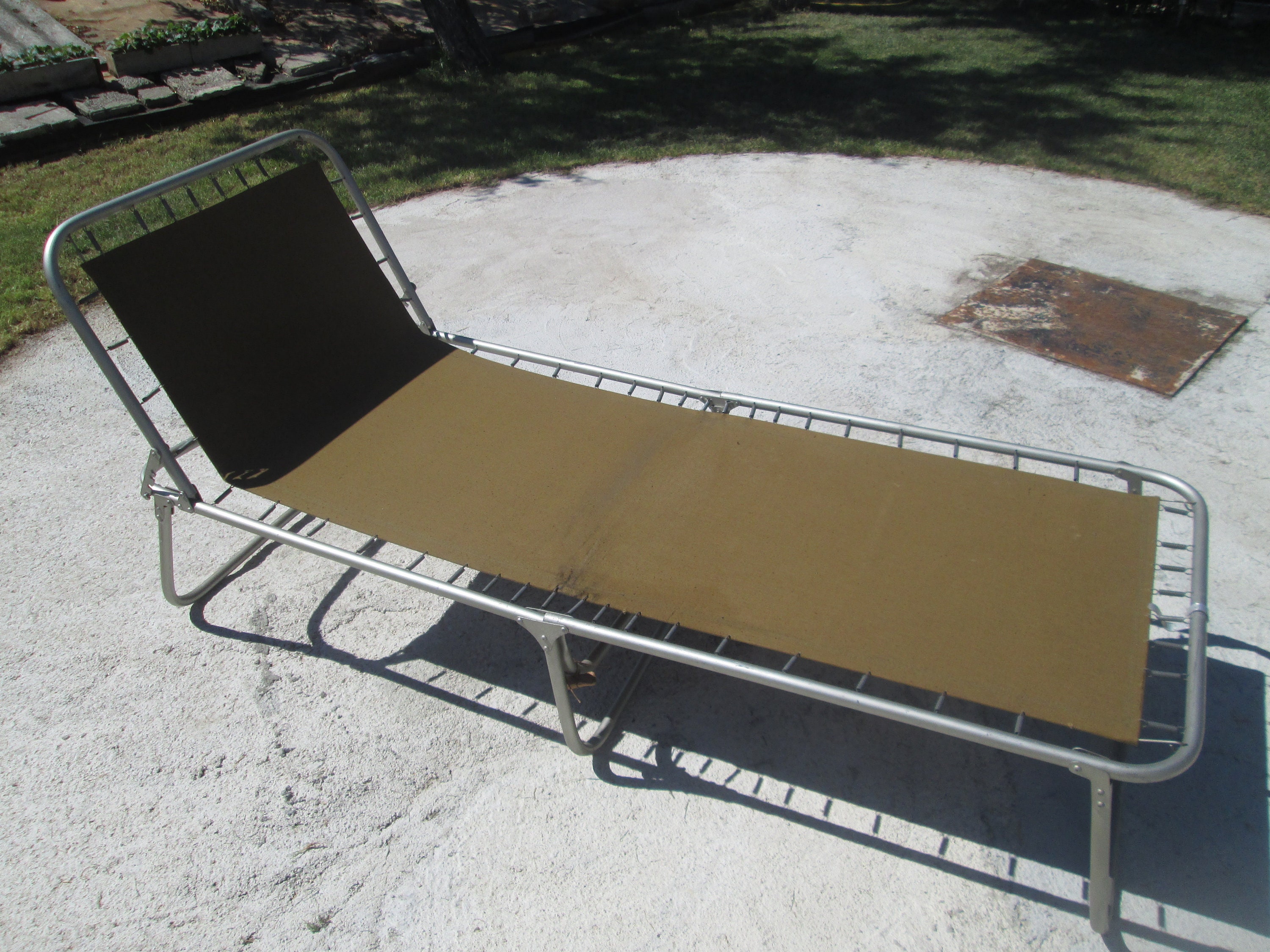 Vintage Military Cot Poratble Cot Canvas Cot Army Cot Etsy