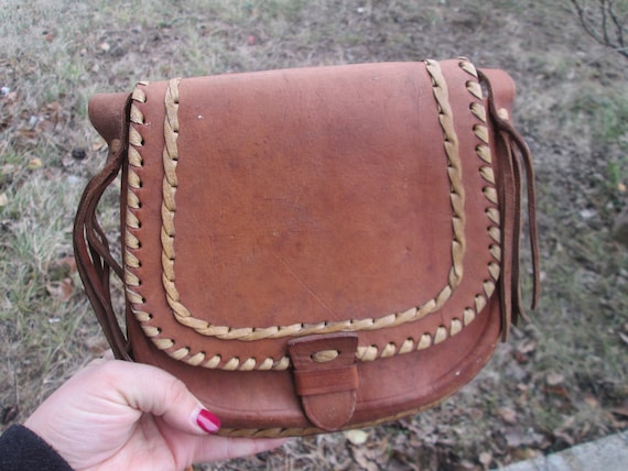 Genuine leather bag, Handmade leather bag, Should… - image 1
