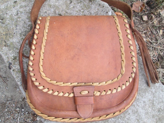 Genuine leather bag, Handmade leather bag, Should… - image 4