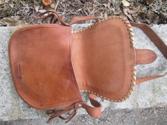 Genuine leather bag, Handmade leather bag, Should… - image 9