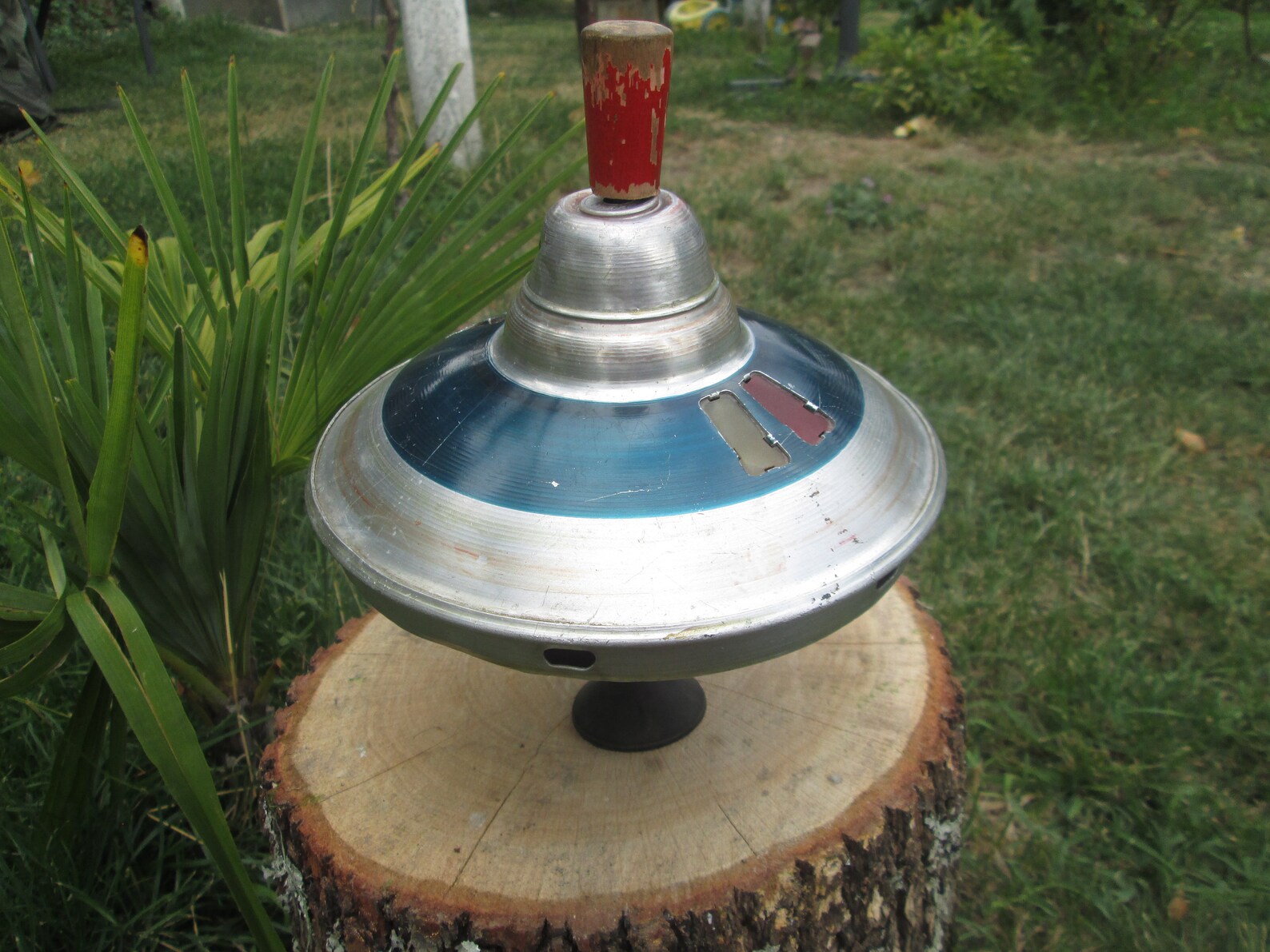 Metal Toy Top 1974 Vintage Toy Top Spinning Toy Top USSR Etsy