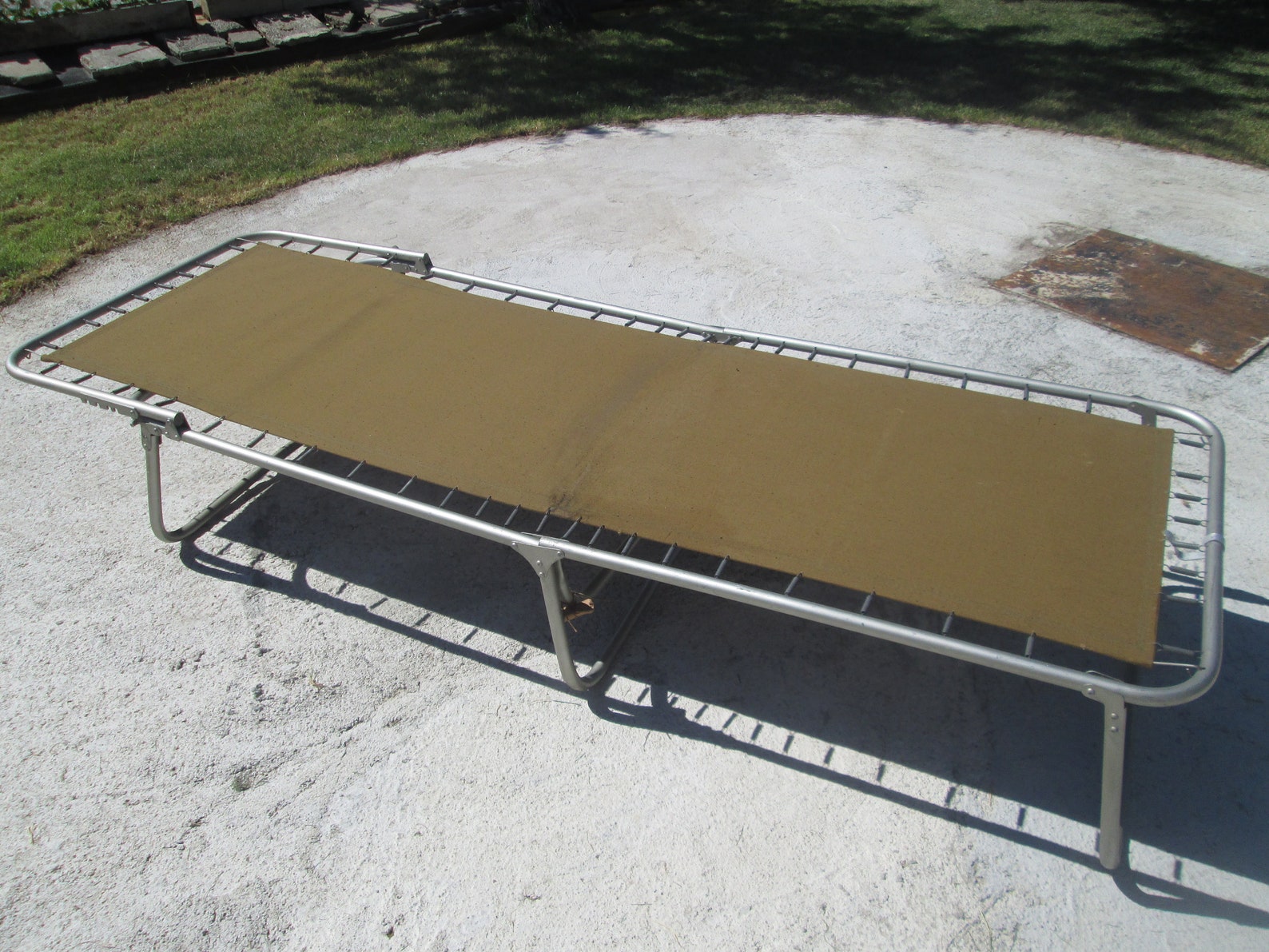 Vintage Military Cot Poratble Cot Canvas Cot Army Cot Etsy