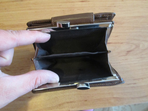 Leather wallet, Vintage purse, Women's leather wa… - image 9