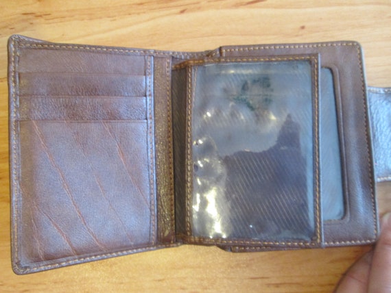 Leather wallet, Vintage purse, Women's leather wa… - image 8