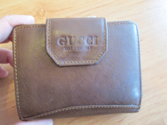 Leather wallet, Vintage purse, Women's leather wa… - image 1