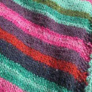 Hand Knitted scarf, Winter scarf, Handmade scarf, Colourful scarf, Woman scarf, Ladies accessories, Gift for her, Christmas gift, Warm scarf