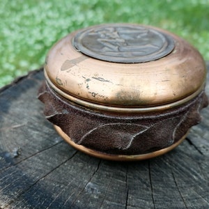 Vintage Copper Box, Jewelry Box, Jewelry Storage, Treasures Box, Copper Jewellery Box, Gift idea, Jewelry holder, Trinket Box, Memory box