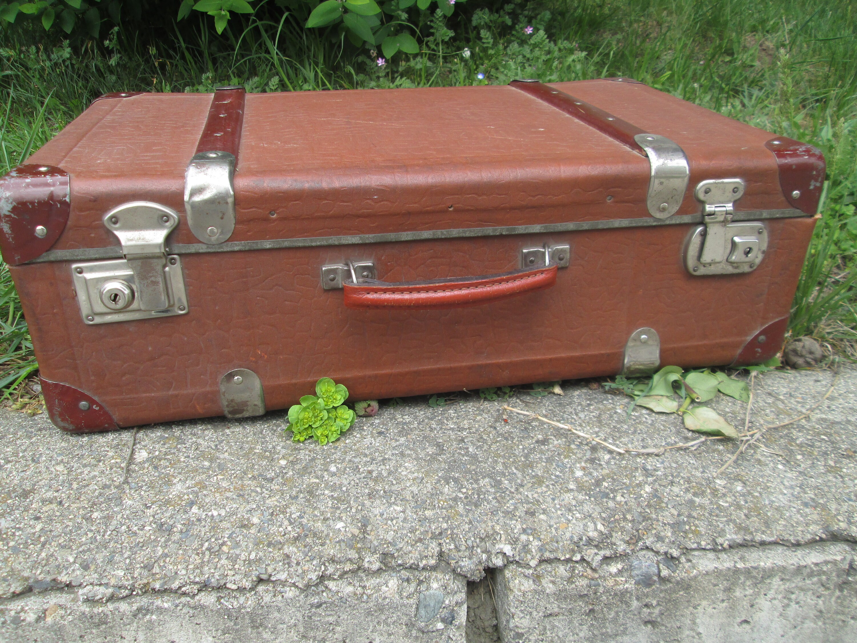 antique suitcase