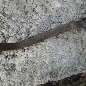 Vintage Wrench, USSR Wrench, Metal Wrench, Chrom - Vanadium, Wrench, Industrial Decor, Mechanic's Tool, Gift idea, Vintage decor, Metal Tool