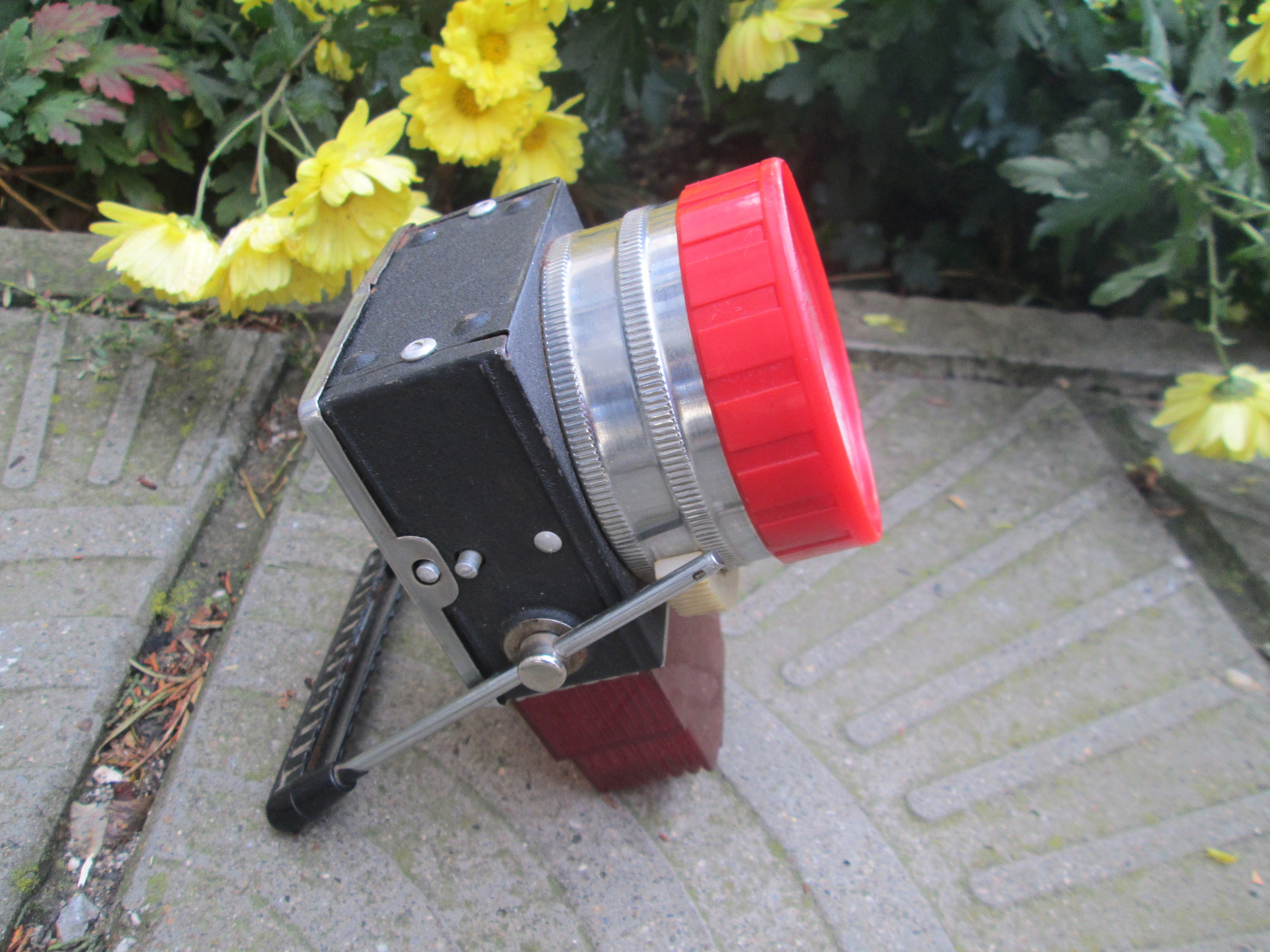 Vintage flashlight, Metal flashlight, Hand flashlight, Old torch, Camping flashlight, Working flashlight, Torch with batteries, Home torch