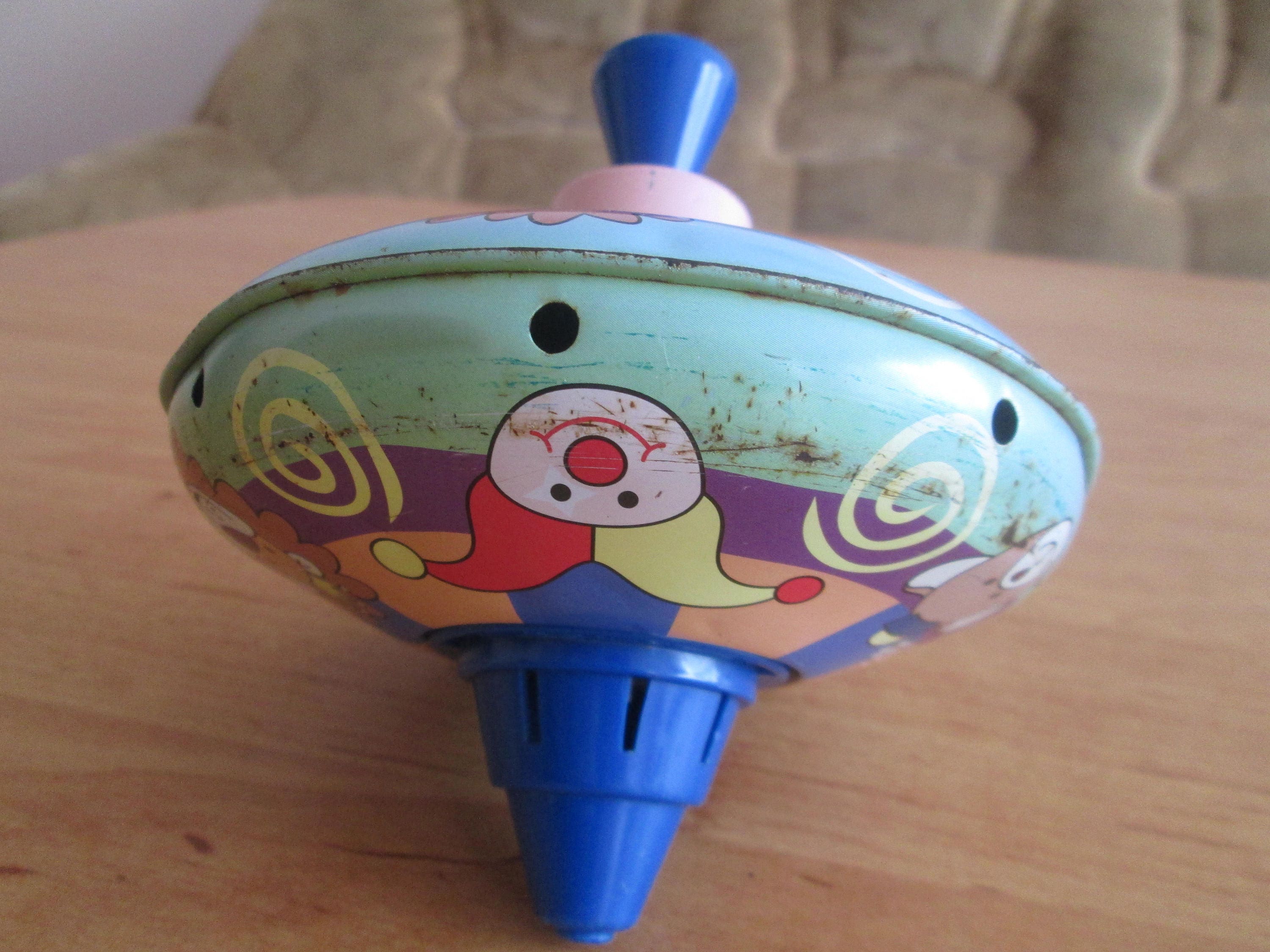 Metal Toy Top, Vintage Toy Top, Spinning Toy Top, Vintage Metal Toy Top, Vintage Toy Top, Spinning Toy Top, Vintage