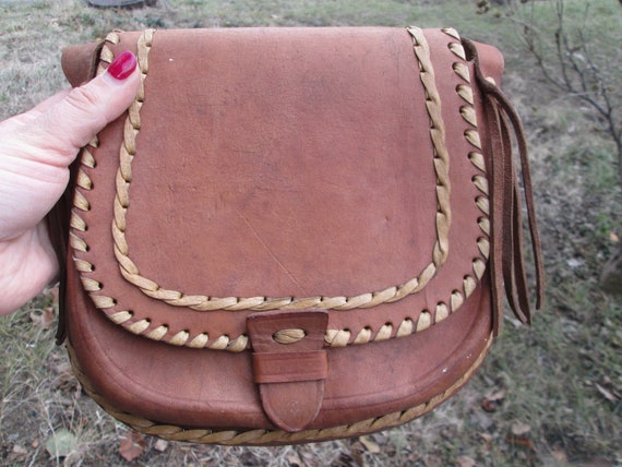 Genuine leather bag, Handmade leather bag, Should… - image 5