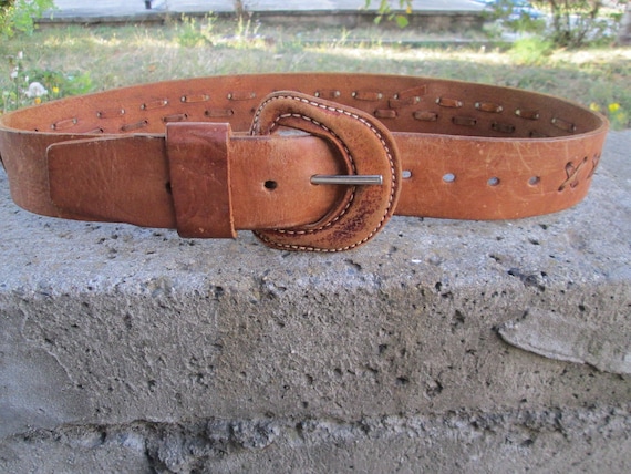 Genuine leather belt, Ladies belt, Leather belt, V