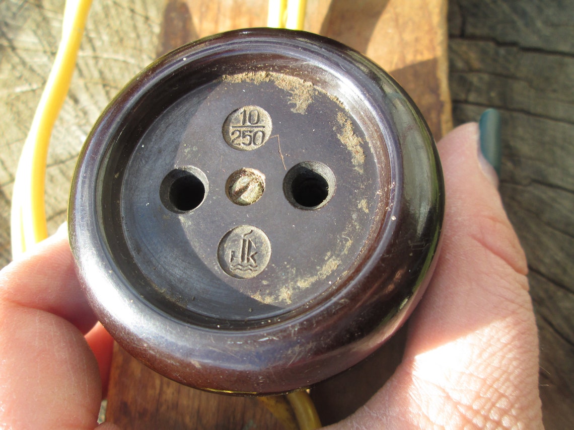 Vintage Extension Cord Home Electic Power Strip Extension Etsy