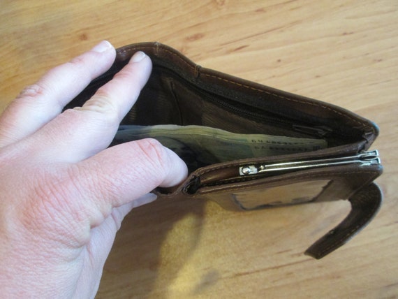 Leather wallet, Vintage purse, Women's leather wa… - image 7