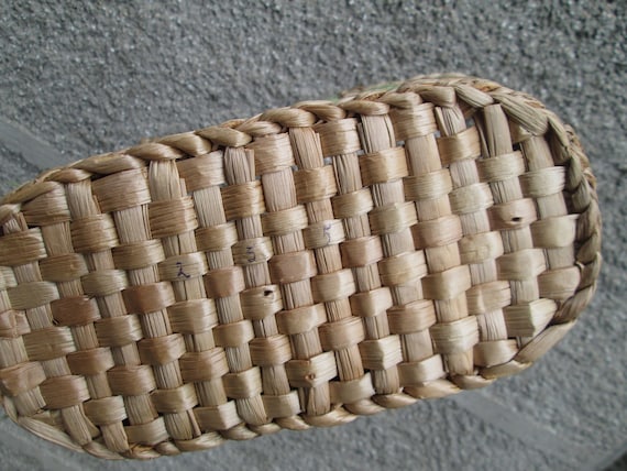 Wicker bag, Woven bag, Vintage handbag, Beach bag… - image 8