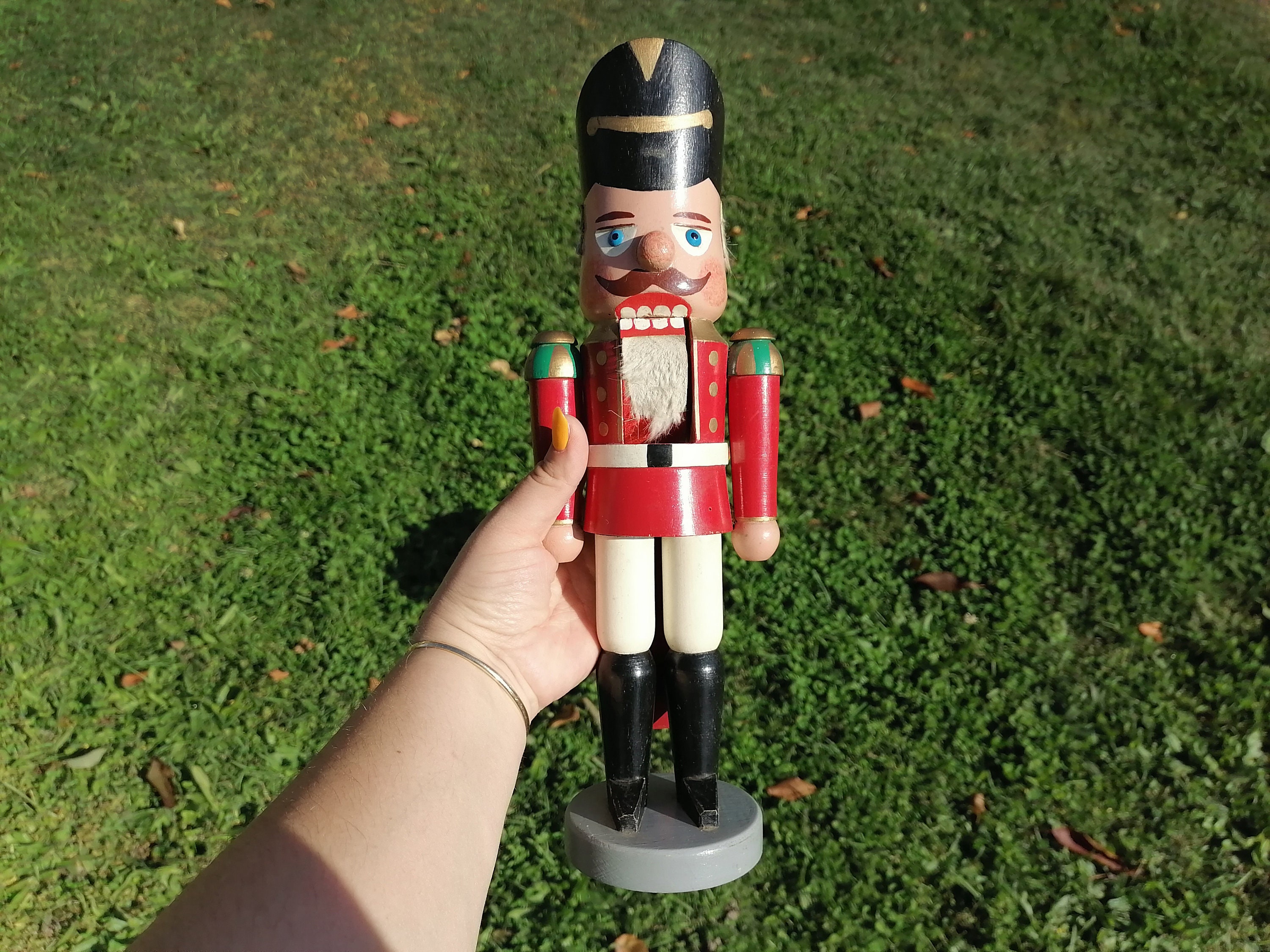 Big Nutcracker Wooden Nutcracker Hand Painted Nutcracker Etsy