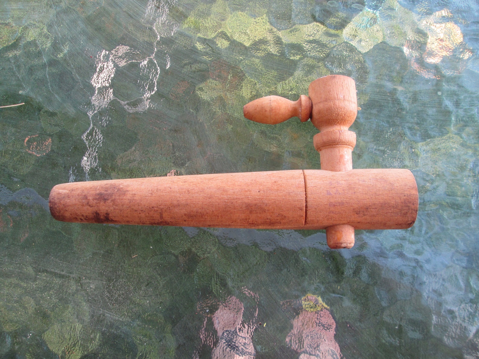Spigot Vintage Wooden Spigot Handmade Spigot Wine Barrel Etsy