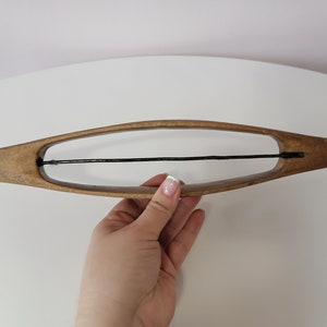Antique Loom Shuttle, Primitive Tool, Boat Shuttles Hand Weaving Tool, Weaving Textile, Rustic Home Decor, Farmhouse, Hand Weaving Tool