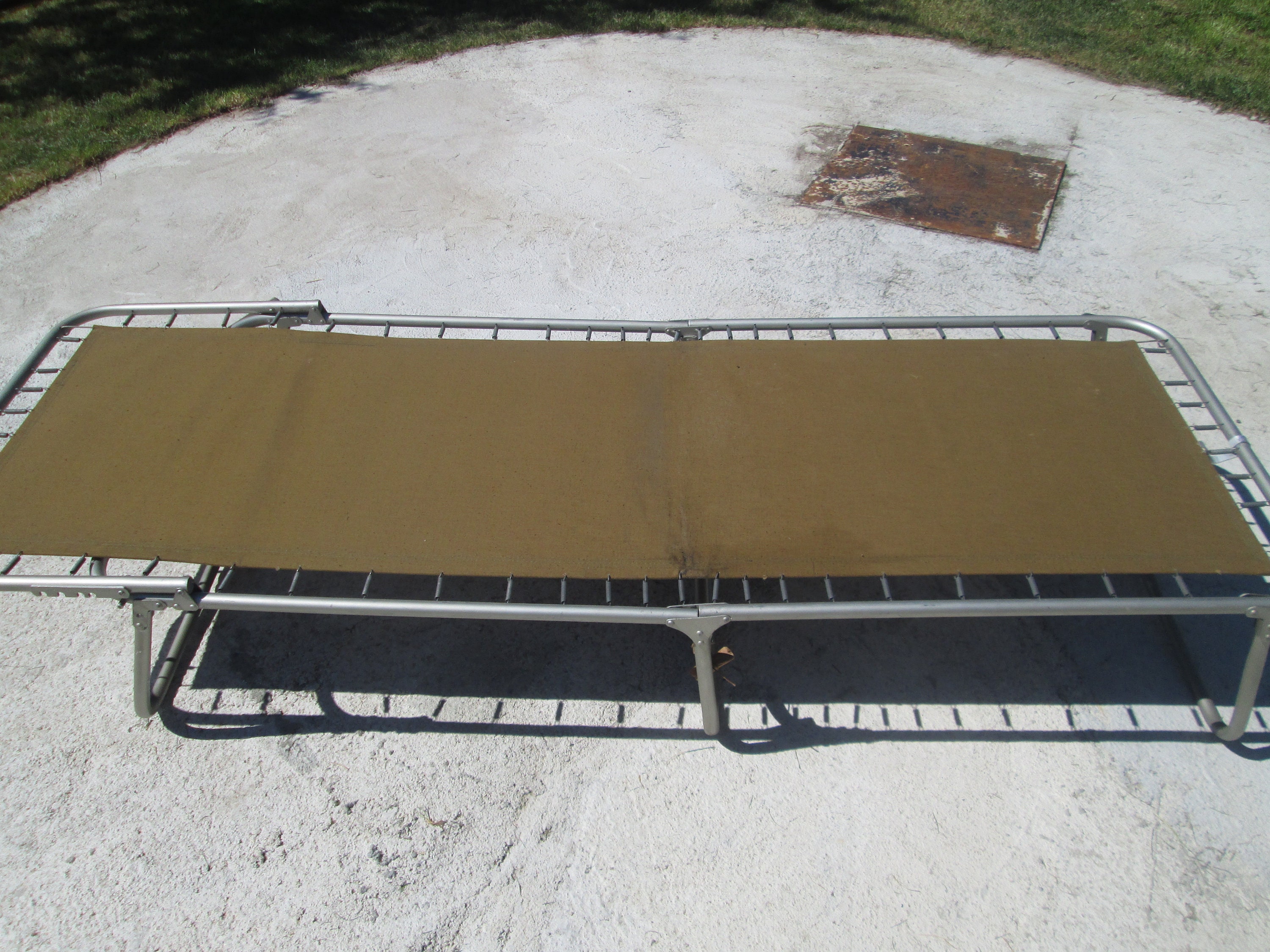 Vintage Military Cot Poratble Cot Canvas Cot Army Cot Etsy