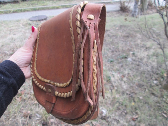 Genuine leather bag, Handmade leather bag, Should… - image 6