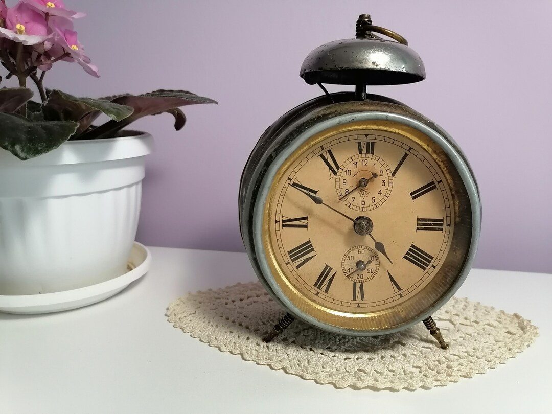 Junghans Alarm Clock German Clock Junghans Antique Clock Etsy