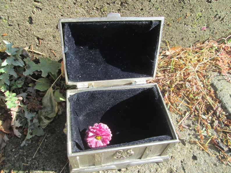 Metal Jewellery Box Vintage Jewellery Box Metal Jewelry Etsy