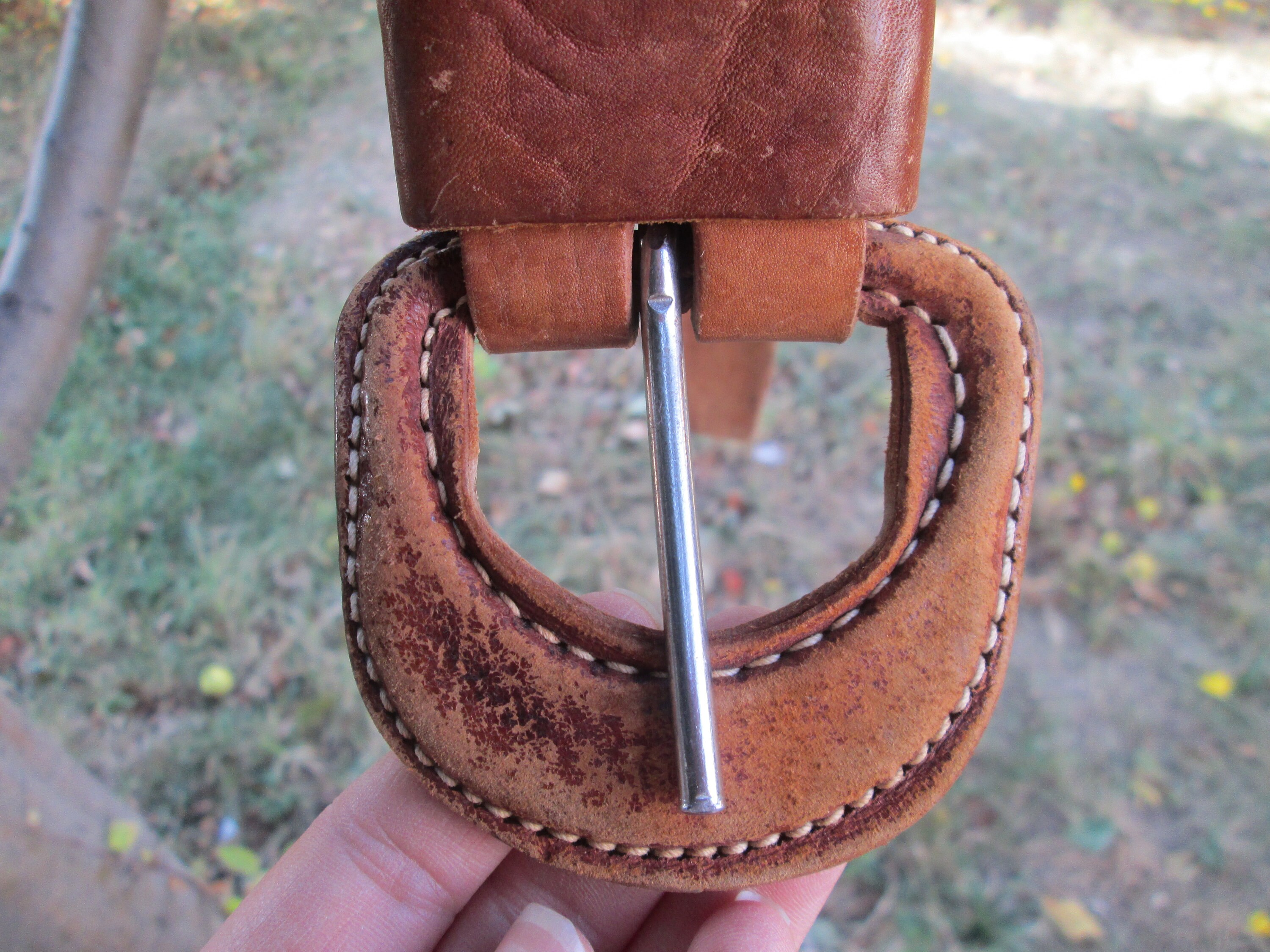 Made In Paris France Genuine Leather Vintage Pichy Poo Women\'s Brown Belt Sz 34 Brown 34 Size Belts for Women for sale | eBay main image 4