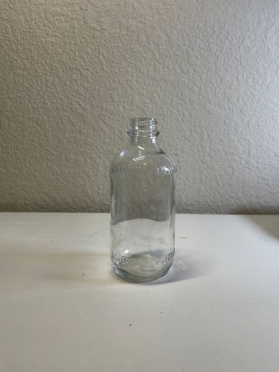 Vintage Listerine Pharmaceutical Glass Bottle 1930s Antique Etsy