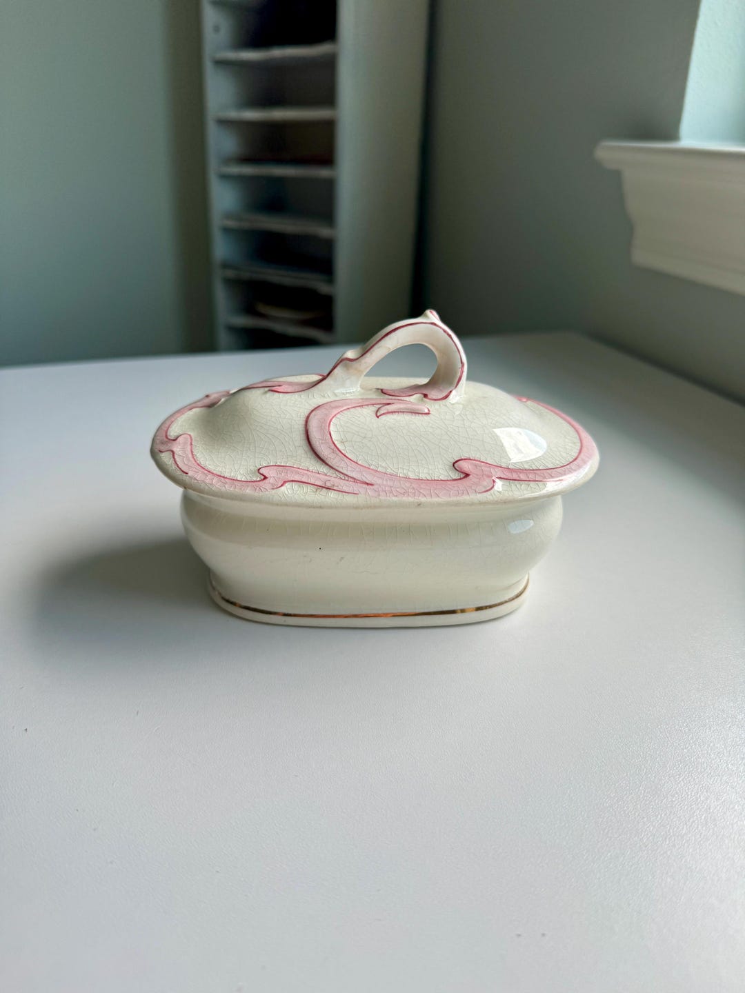 Vintage Porcelain Soap Dish
