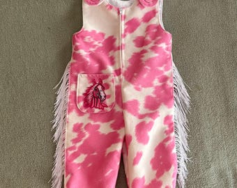 Peto con estampado de vaca, talla 5-7 meses