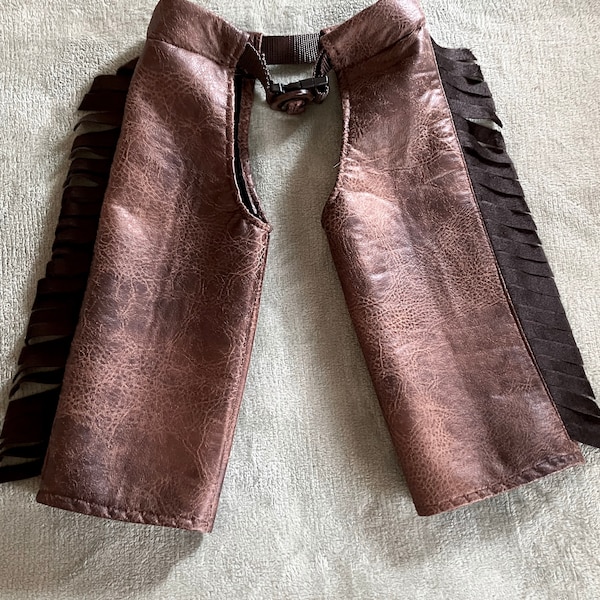 Newborn, baby, infant, toddler, child's faux leather Chaps