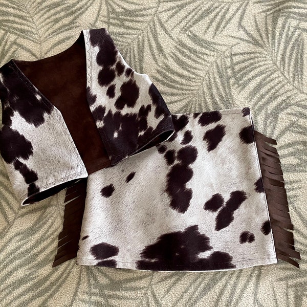 Child's western skirt & vest outfit