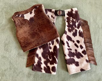 Baby, toddler, kids chaps & vest