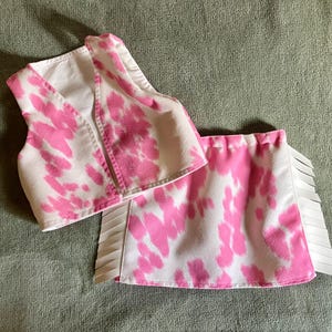 Child's/Girls Western Vest & Skirt outfit
