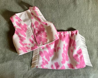 Child's/Girls Western Vest & Skirt outfit