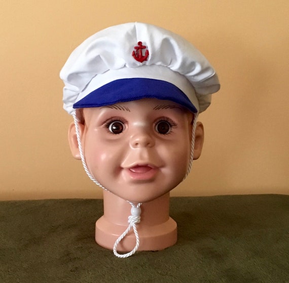 baby nautical captain's hat