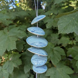 Ceramic botanical wind chime
